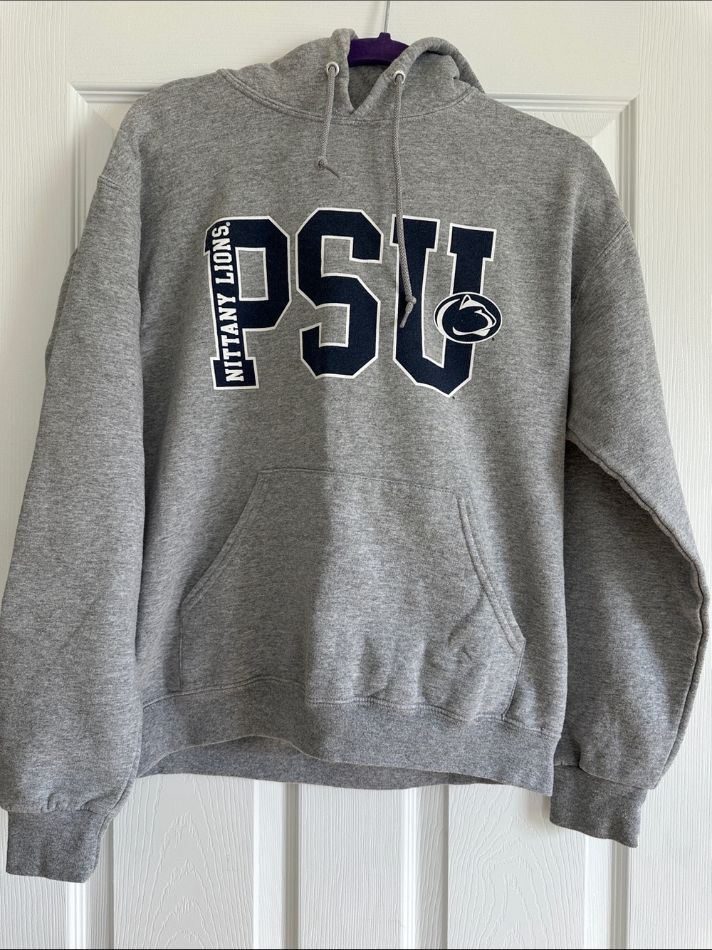 PSU Gray Hooded Sweatshirt
